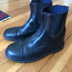 TuffRider Paddock Jodhpur Riding Boot Zip Black Woman 6W